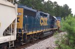 CSX 95 and 2684 roll mixed freight southbound